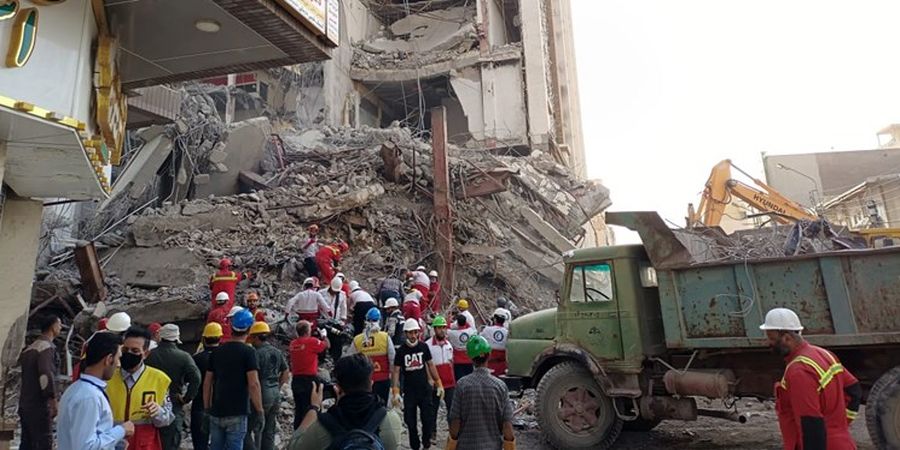 افزایش جانباختگان حادثه ساختمان «متروپل» آبادان