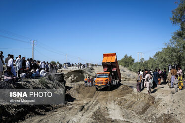 گزارش تصویری از سیل در منطقه «عورکی» سیستان و بلوچستان 5