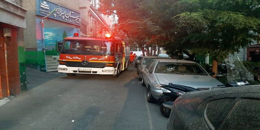 آتش سوزی در مرکز تهران / چند نفر مصدوم شدند؟