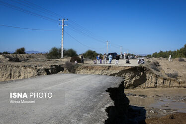 گزارش تصویری از سیل در منطقه «عورکی» سیستان و بلوچستان 30
