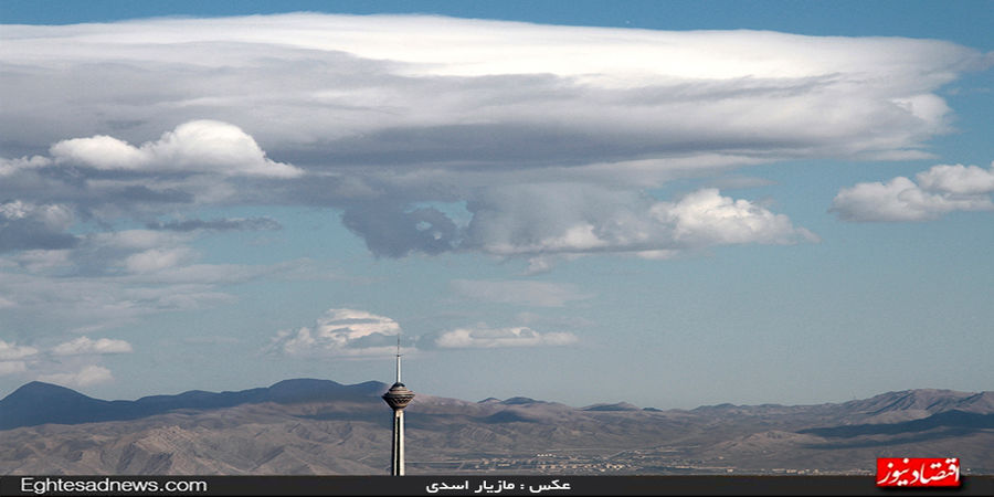 وزش باد شدید در برخی از ساعات در تهران 