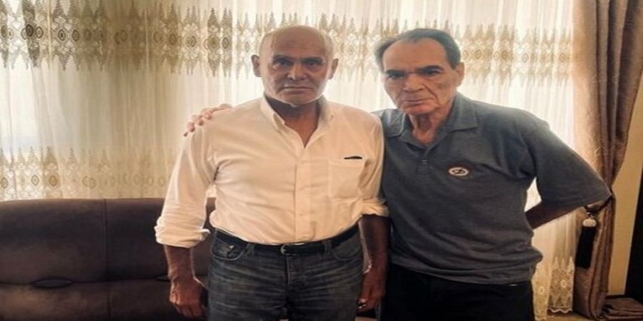 جمشید هاشم‌پور به عیادت رفیق دیرینه اش رفت+عکس