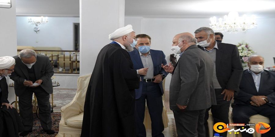 دیدارهای نوروزی با حسن روحانی در منزل وی + تصاویر